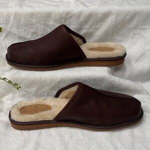 Brooks Brothers Dark Brown Leather Slip-Ons